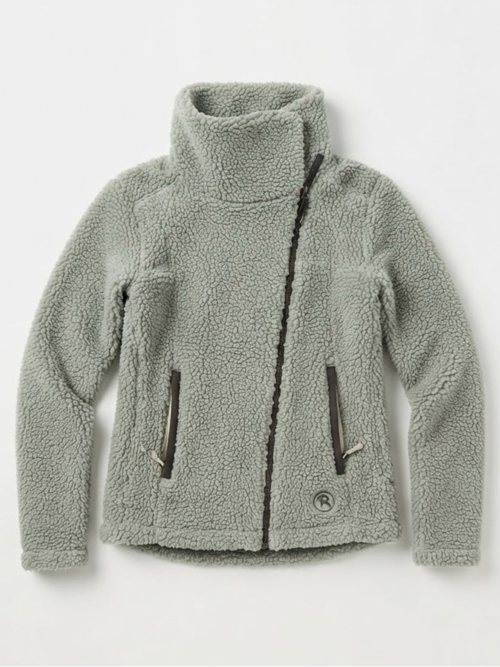 Backcountry Asymmetrical Sherpa Zip Jacket Size XS